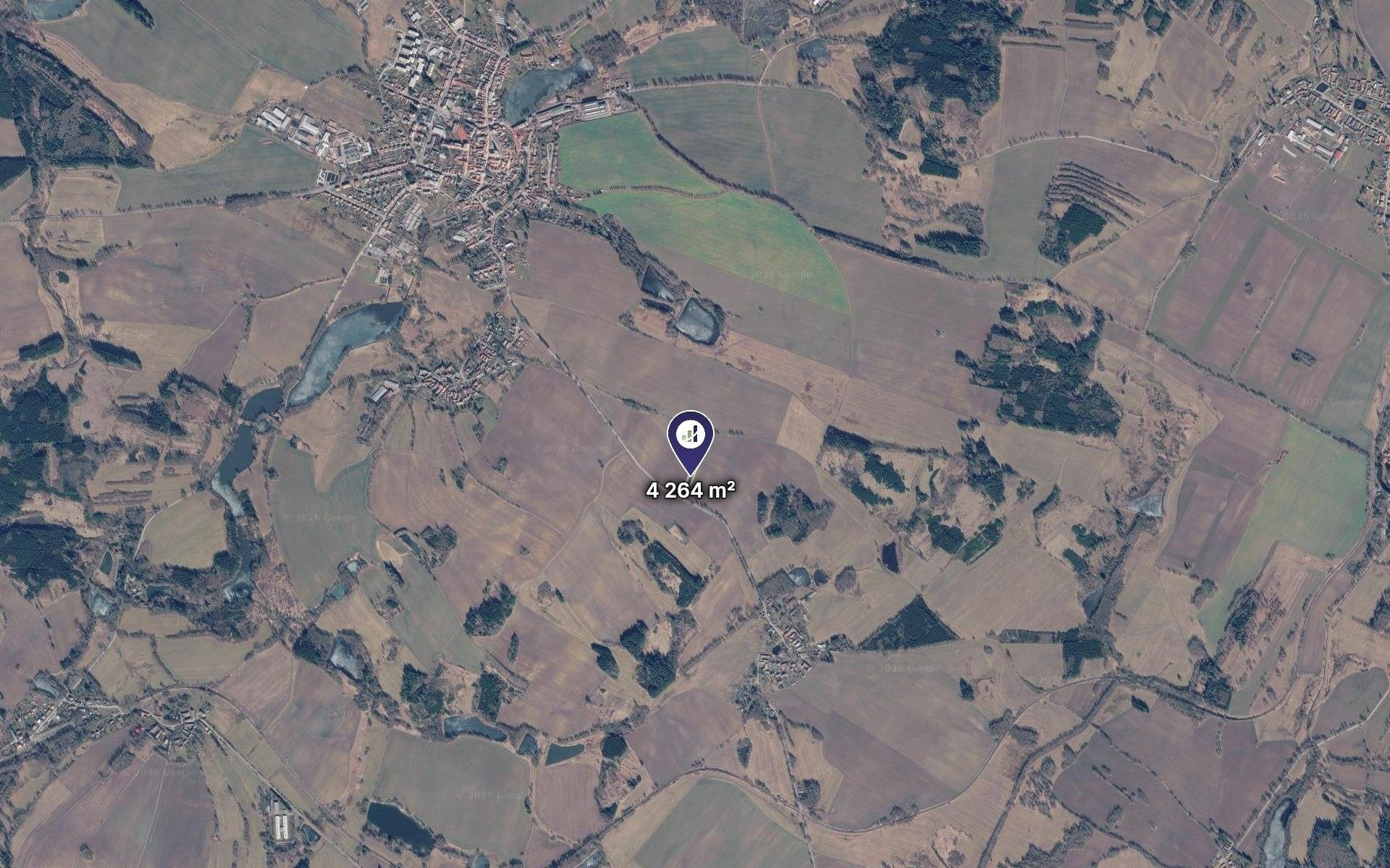 Prodej zemědělský pozemek - Počátky, 4 264 m² - 2