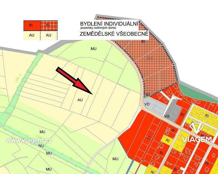 Prodej zemědělský pozemek - Nový Vestec, okres Praha-východ, Středočeský kraj - 2