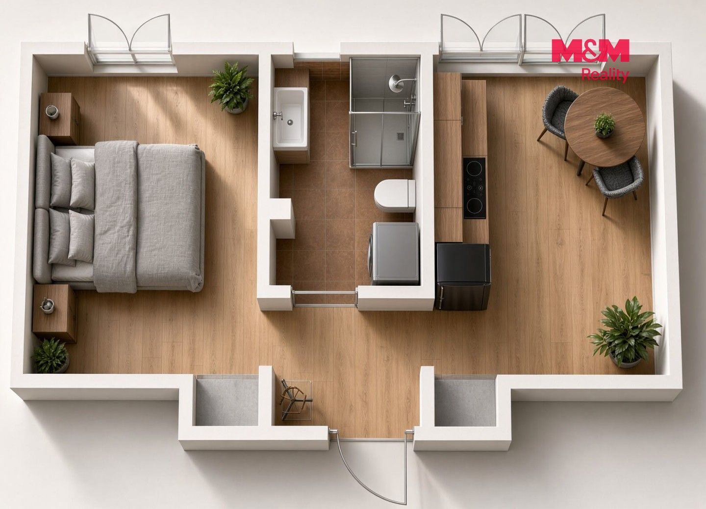 2+kk, Chotěvice, 46 m² - 2