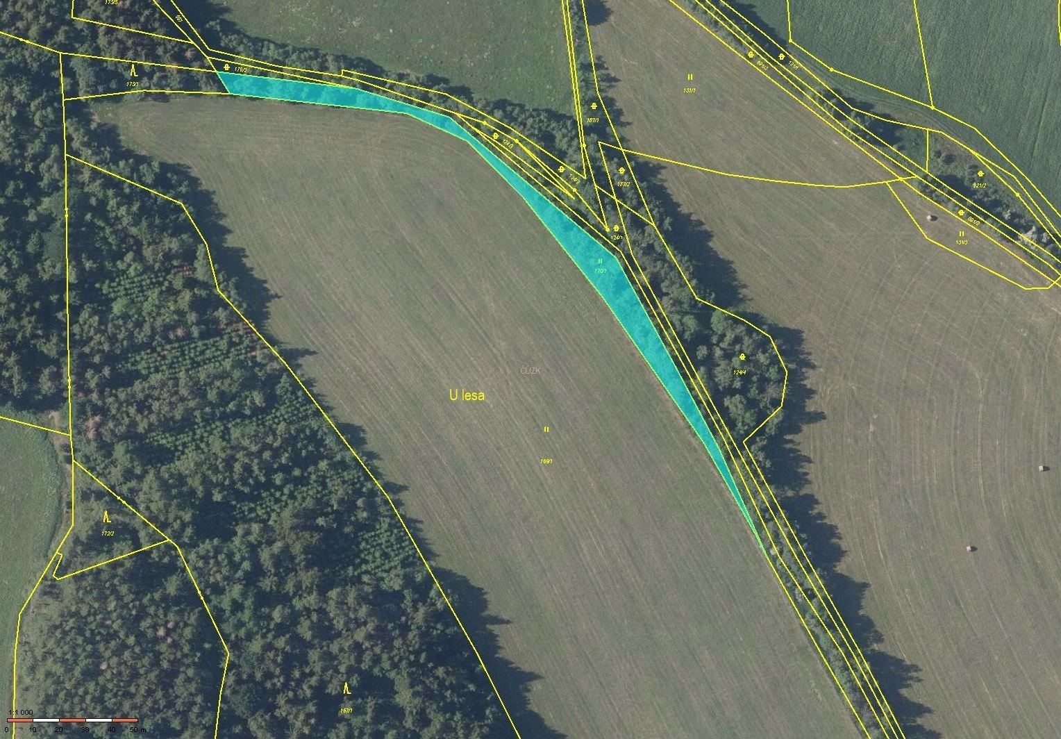 Louky, Domina, Křimov, 1 836 m²