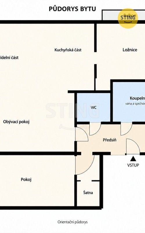 3+kk, Gen. Hrušky, Ostrava, 78 m² - 2