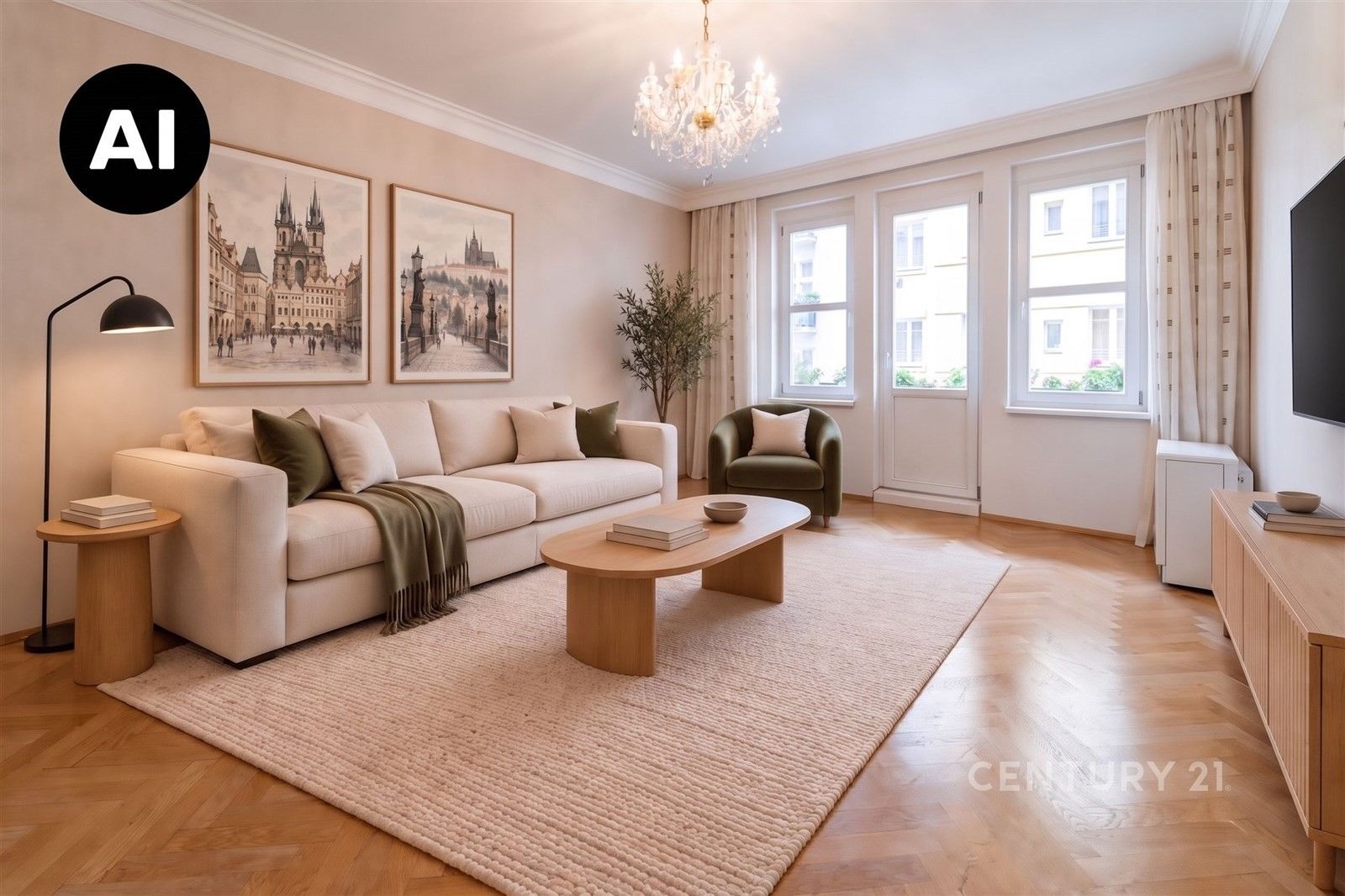 Byt 3+1 · 93 m² · Mahenova  , Praha Košíře - 4