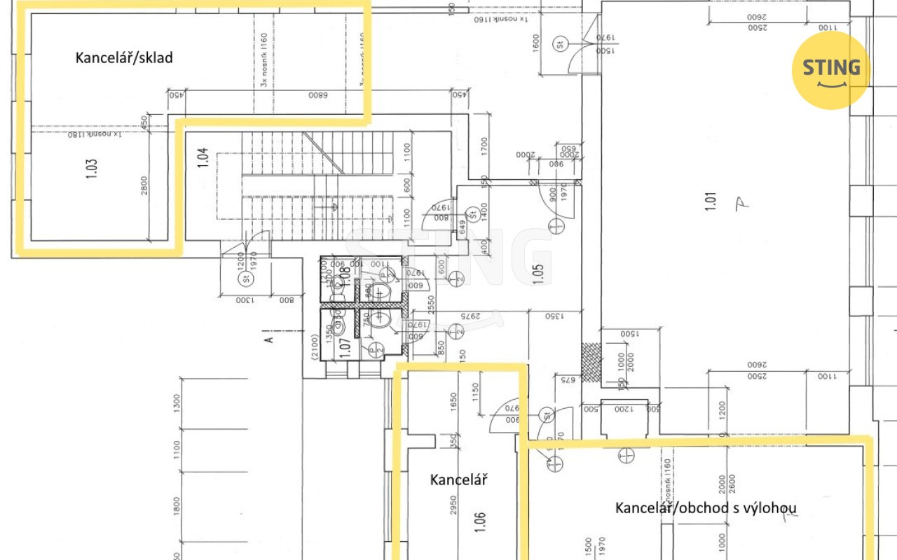 Pronájem kancelář - Hodonín, 150 m² - 5
