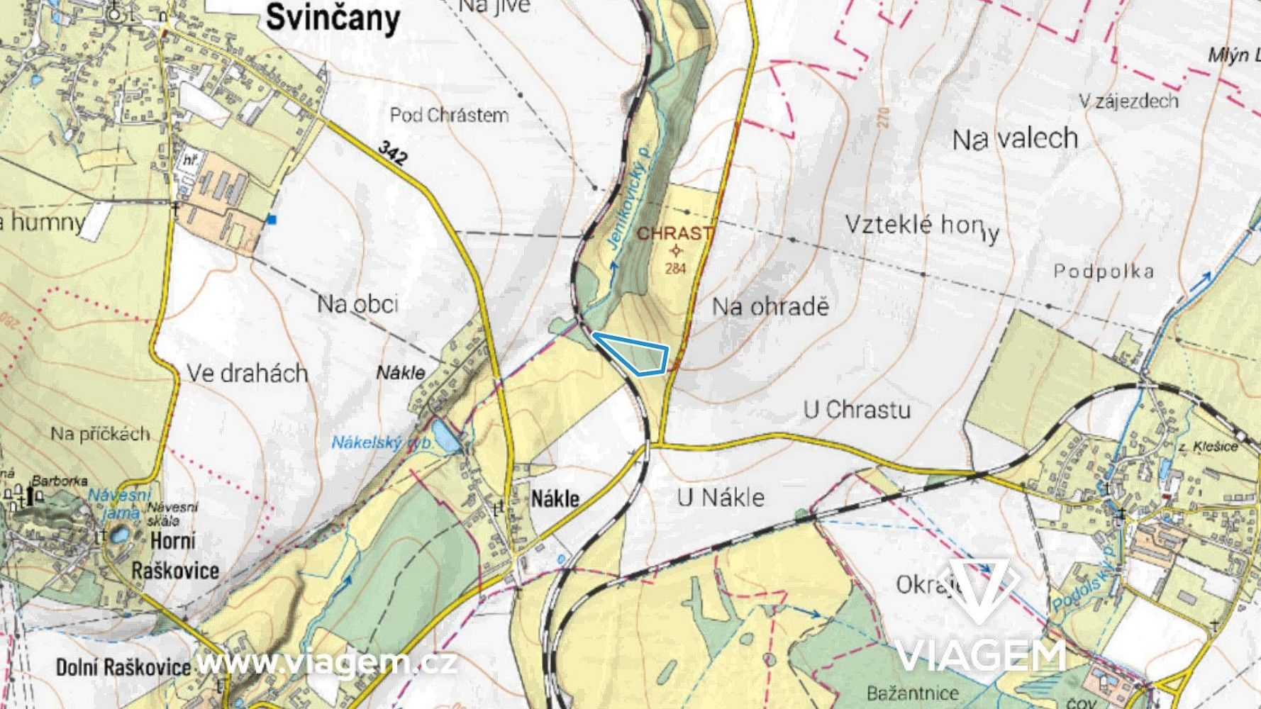 Zemědělský pozemek, 1 350 m²