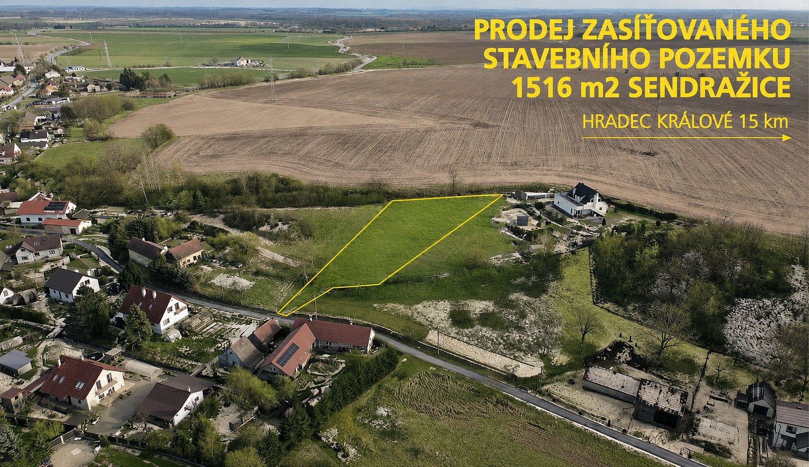 Pozemky pro bydlení, Sendražice, okres Hradec Králové, Královéhradecký kraj - 2