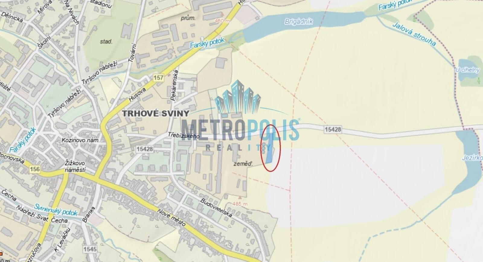 Prodej pozemek - Trhové Sviny, 1 597 m² - 2
