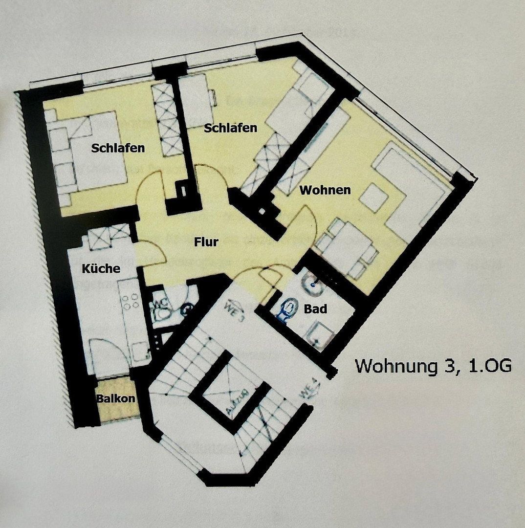 3+1, Köln Innenstadt Nordrhein-Westfalen 50674, 67 m² - 2