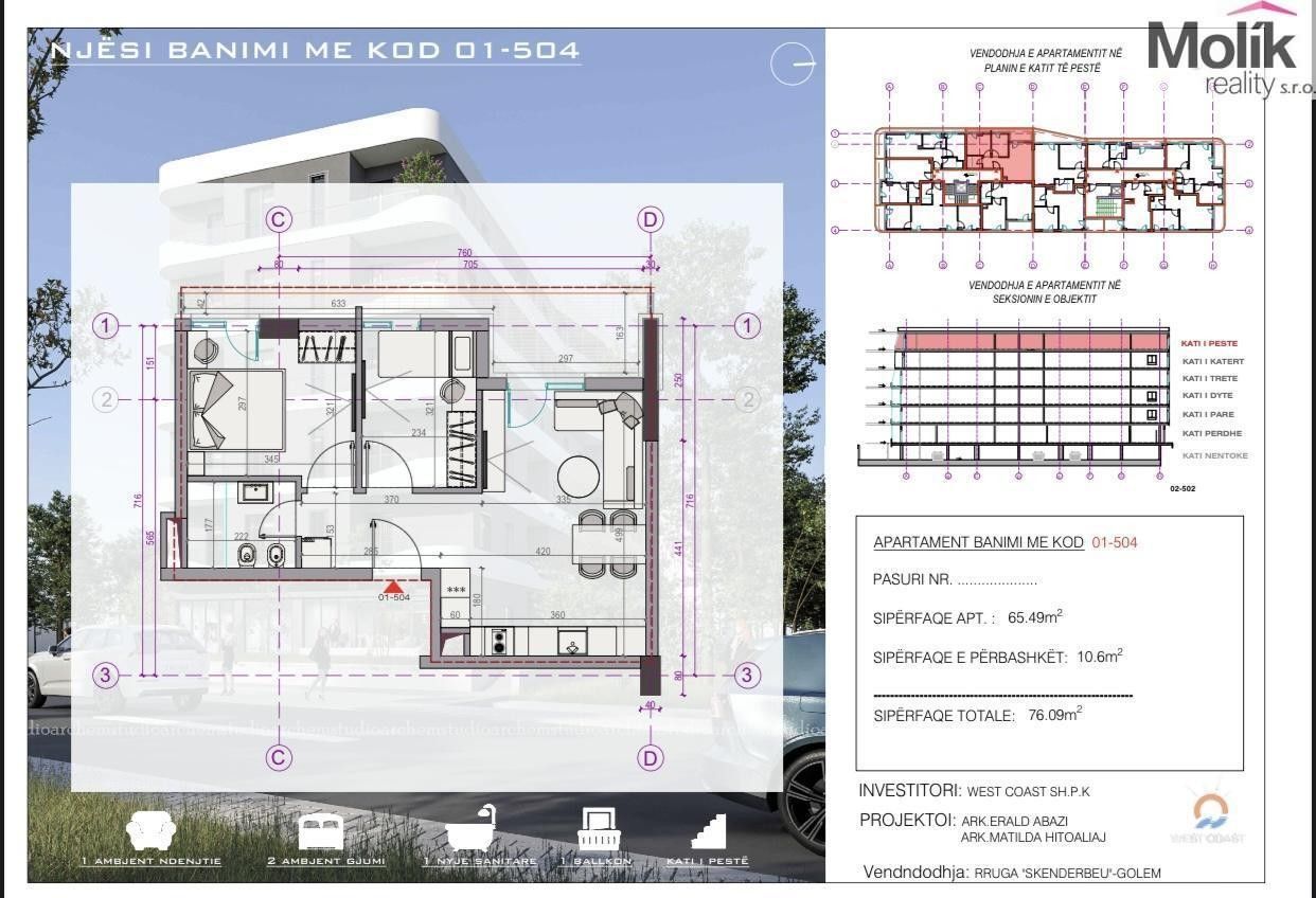 Prodej byt 3+kk - Golem, 66 m²