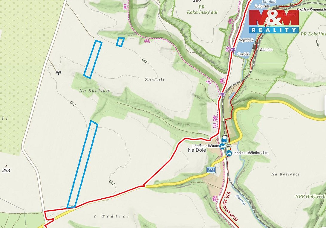 Prodej zemědělský pozemek - Vysoká, okres Mělník, Středočeský kraj - 5