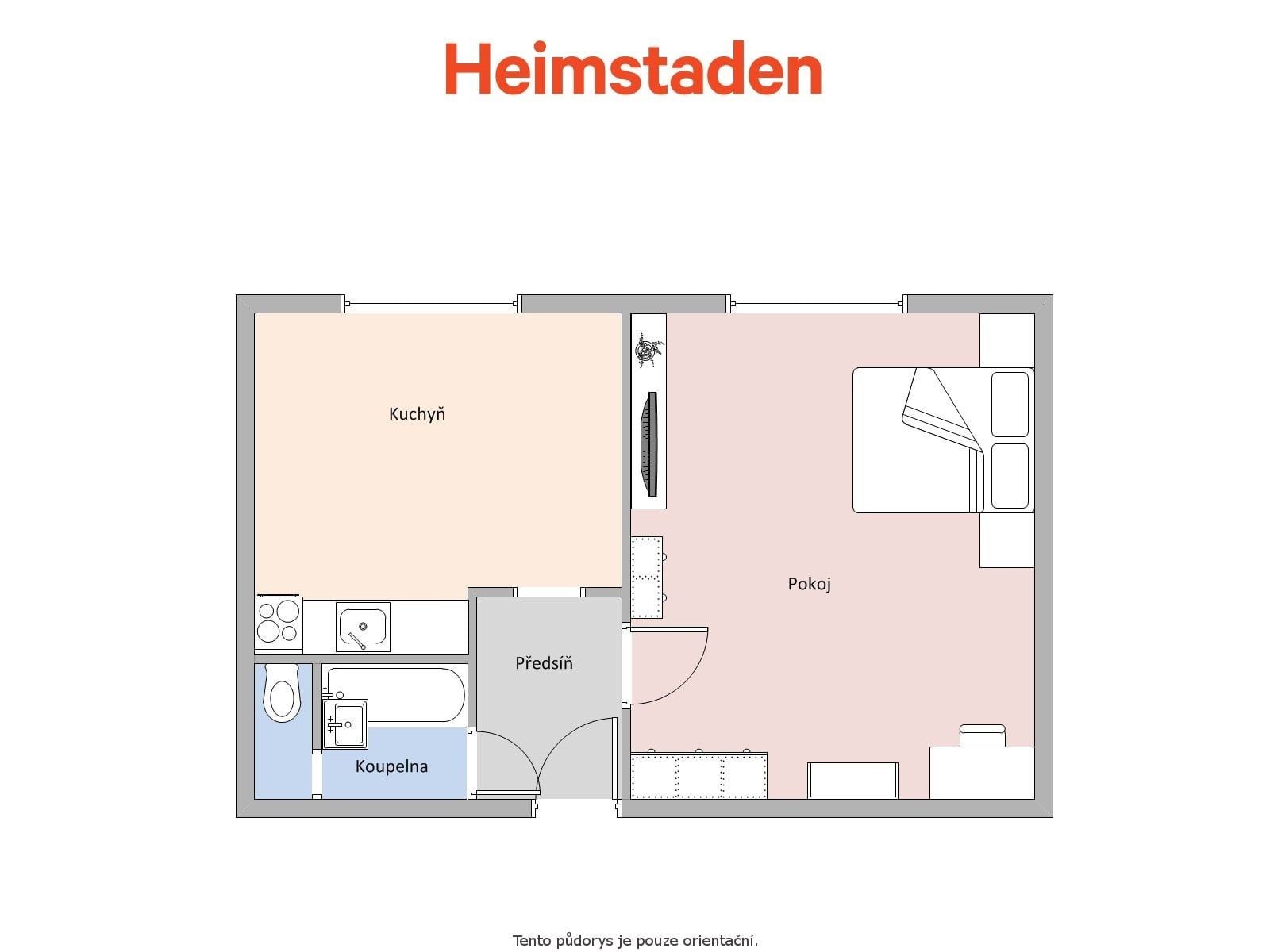 Pronájem byt 1+1 - Slovenská, Karviná - Karviná-město, Moravskoslezský kraj, 35 m² - 5