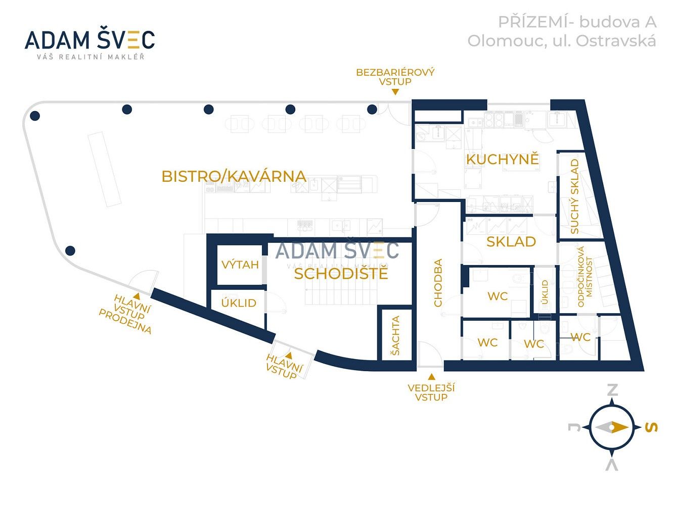 Restaurace · 59 m² · Olomouc - Hodolany, Olomoucký kraj - 3