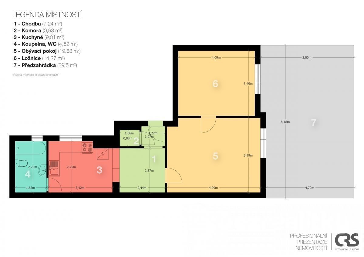 2+1, Olešnická, Praha - Kbely, 55 m² - 1
