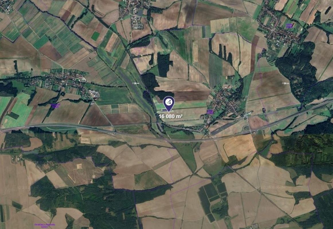 Zemědělské pozemky, Krupá, 4 020 m² - 2