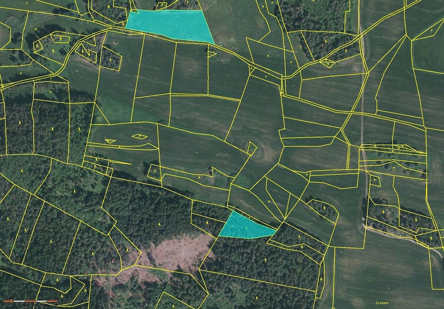 Zemědělské pozemky, Doubravice - Nahošín, okres Strakonice - 2