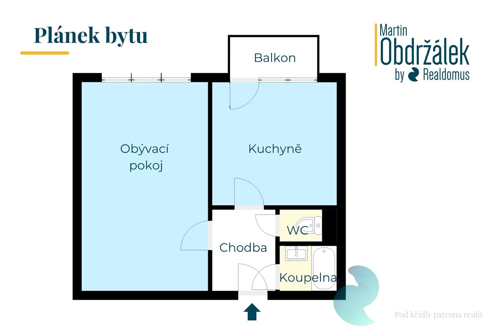 Prodej byt 1+1 - Papírenská, České Budějovice, 38 m²