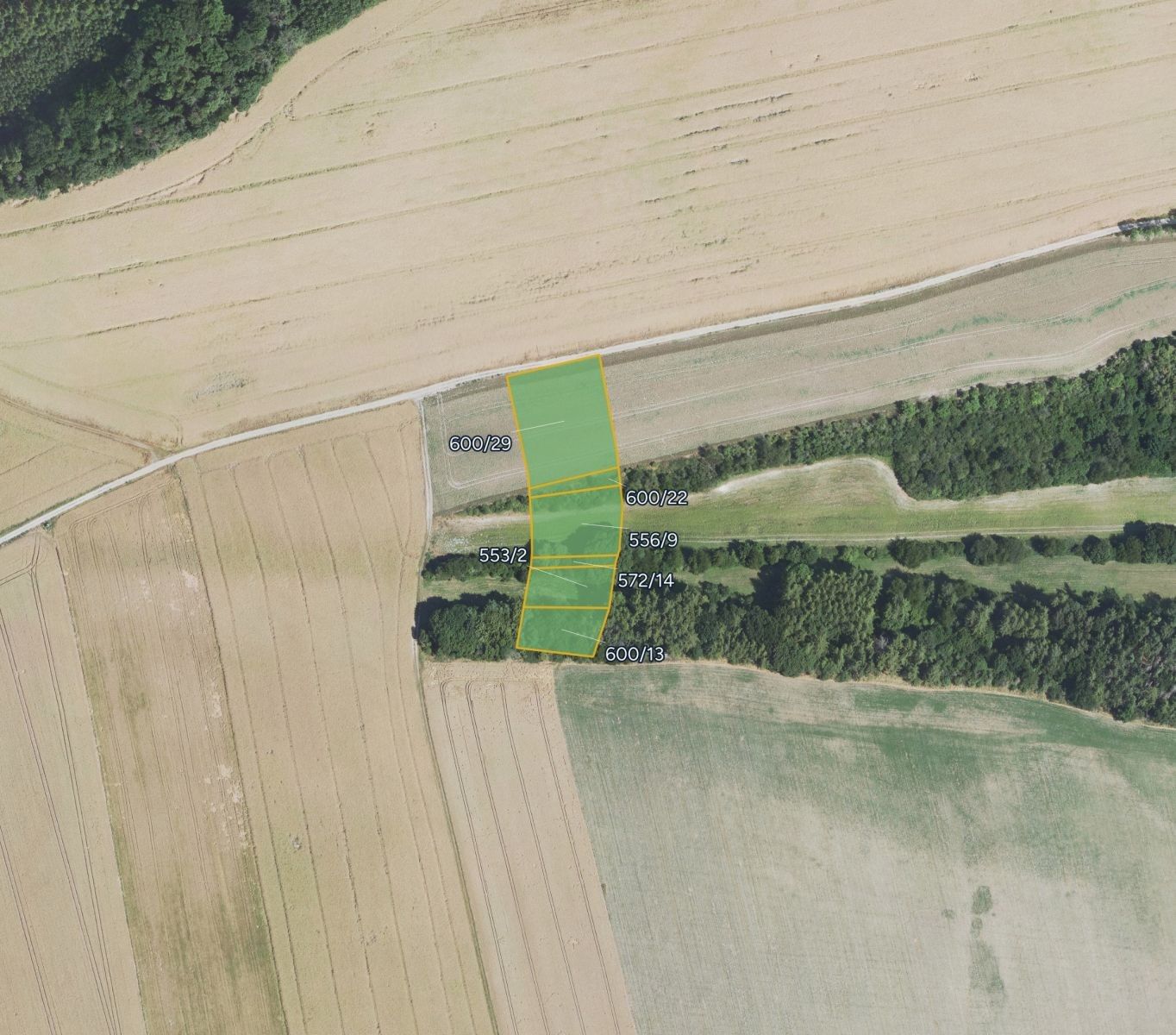 Prodej zemědělský pozemek - Hradečno