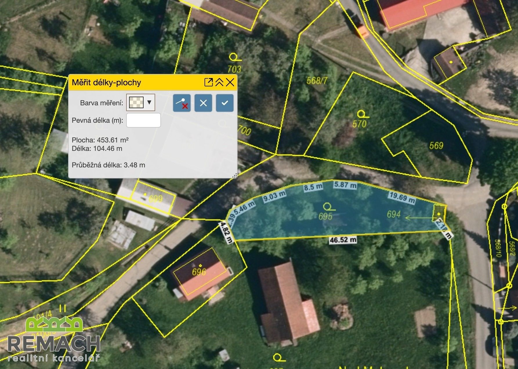 Pozemky pro bydlení, Zádveřice, Zádveřice-Raková, 445 m²