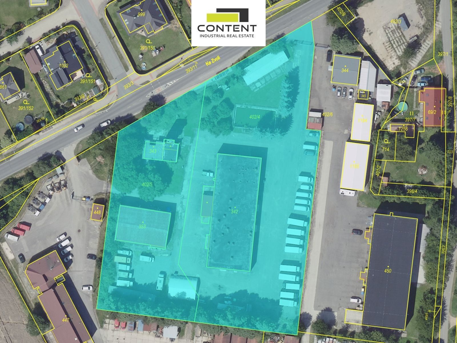 Výrobní prostory, Ke Zvoli, Dolní Břežany, 1 598 m² - 2