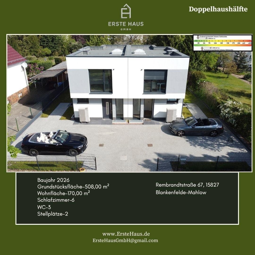 Rodinné domy, Rembrandtstraße 67, , Braniborsko, 170 m² - 1