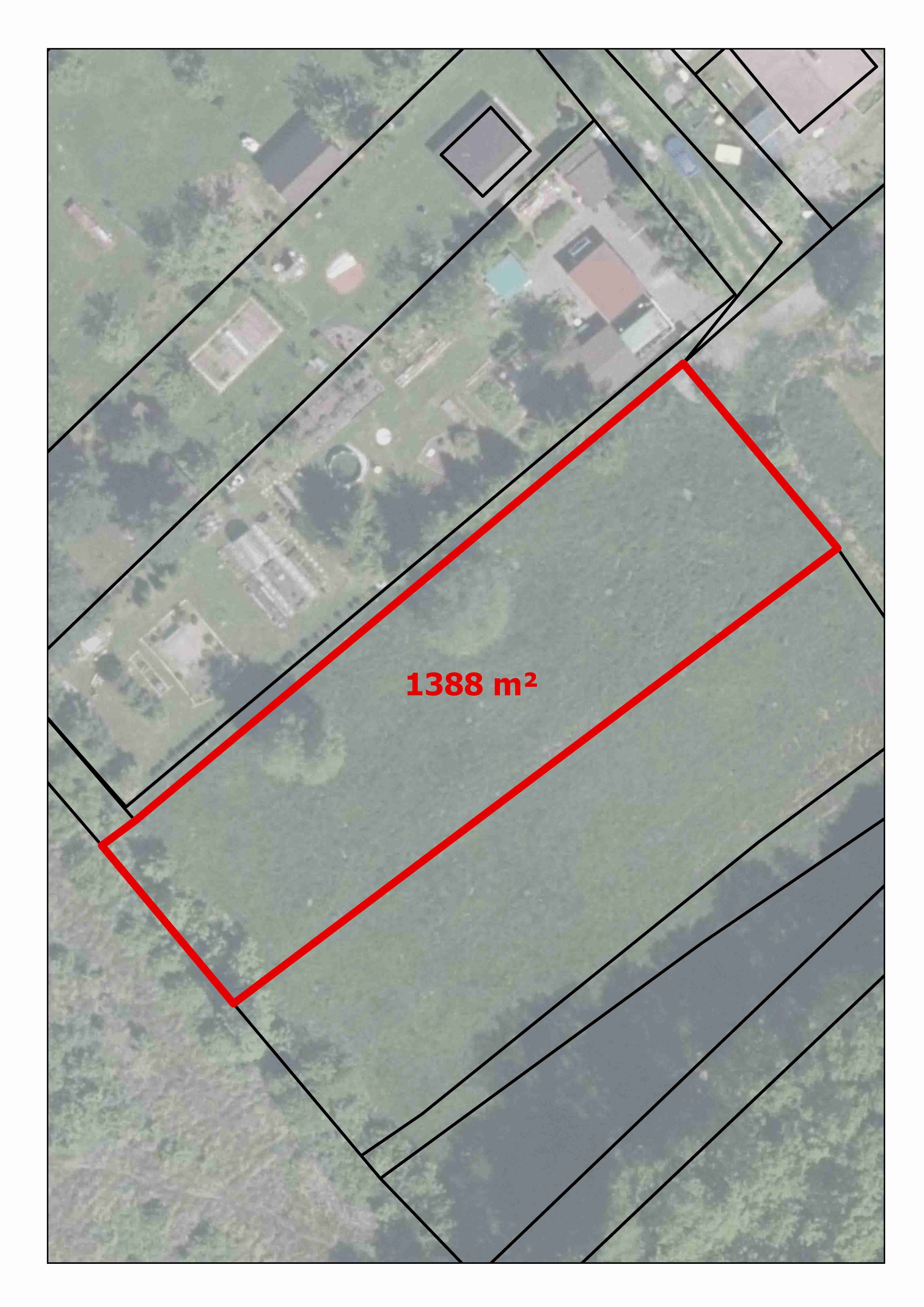 Zahrady, Třinec, ulice Rybářská 1147, 1 388 m² - 2