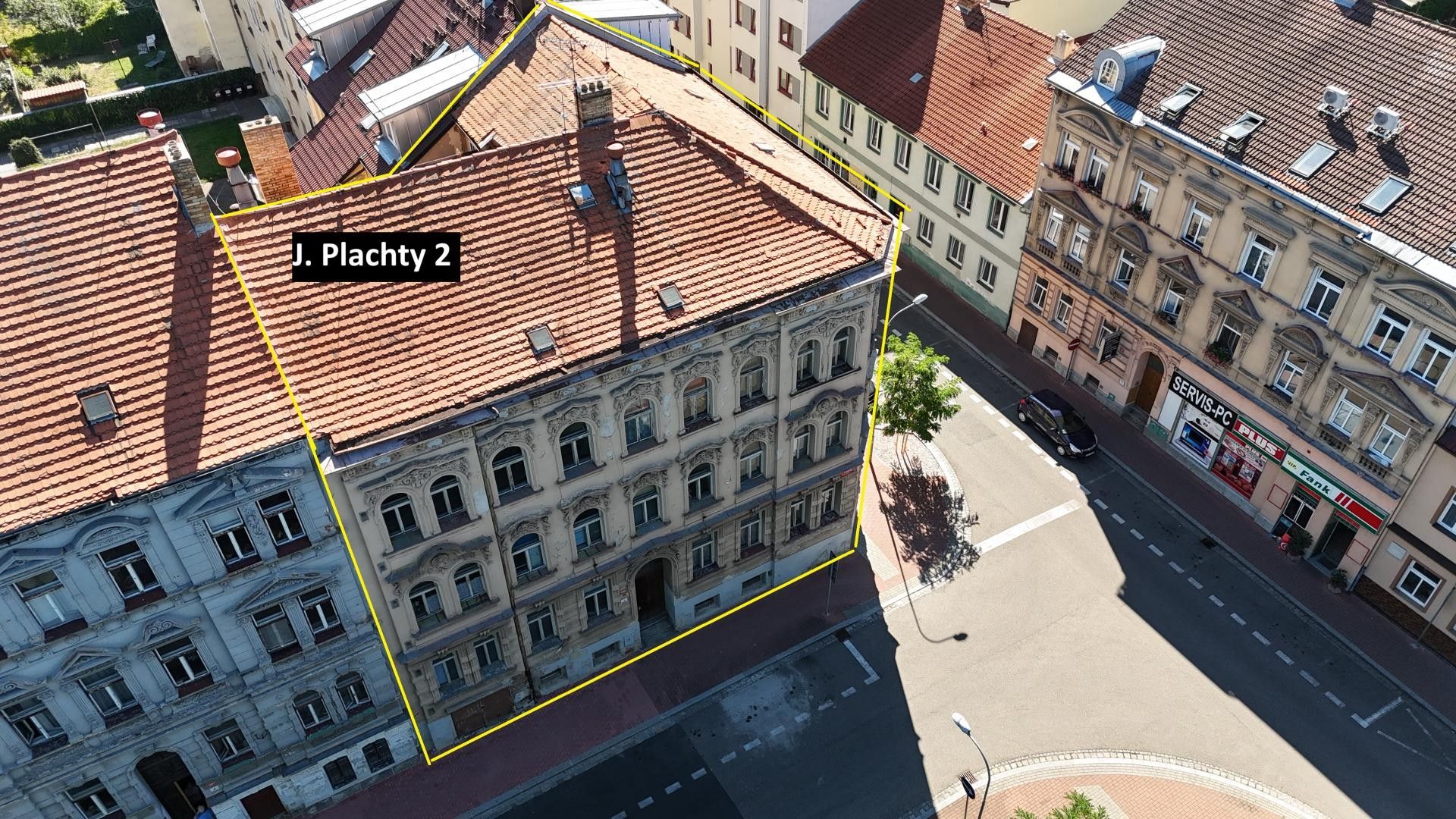 Prodej činžovní dům - J. Plachty 1368, České Budějovice 3, 490 m² - 5