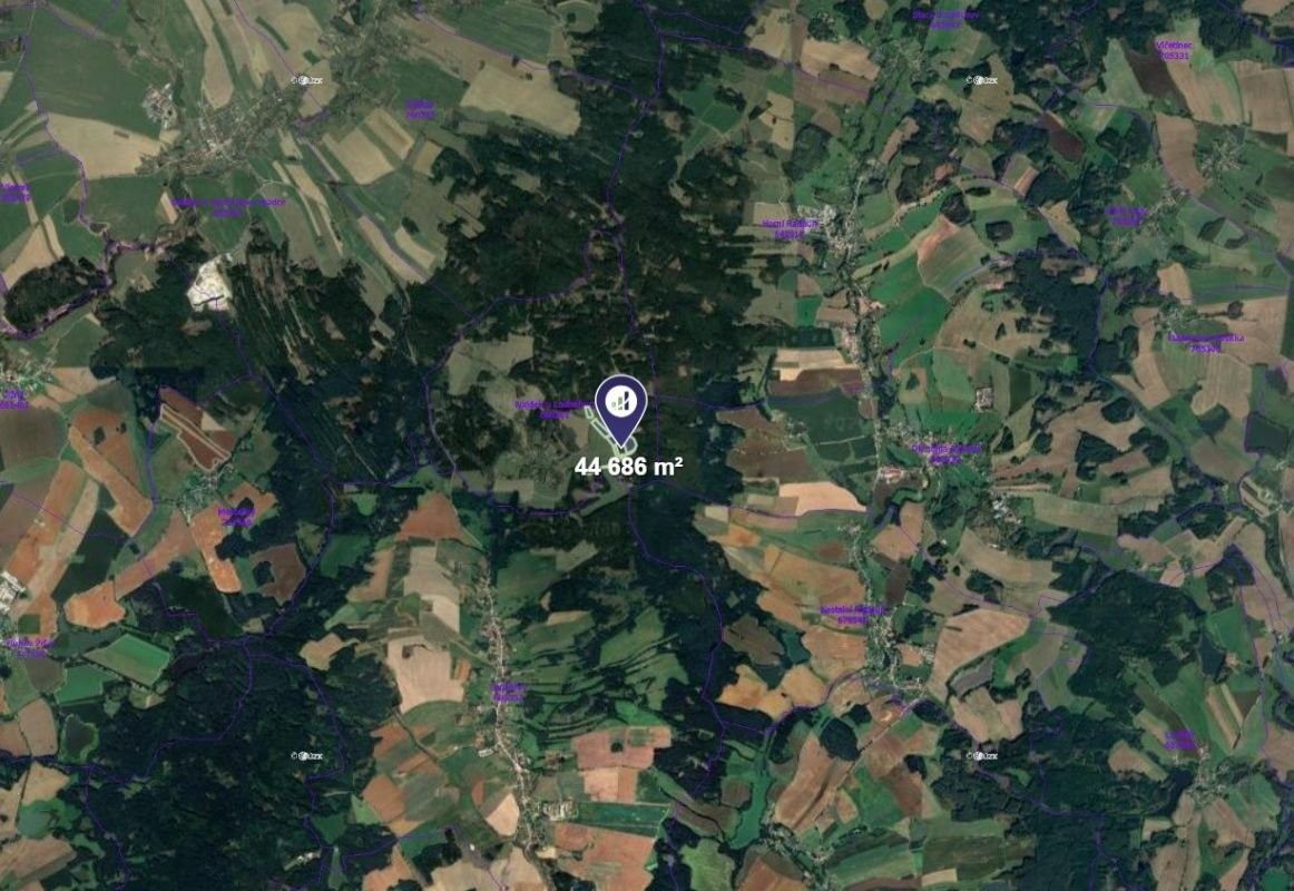 Louky, Lodhéřov, 44 686 m² - 2