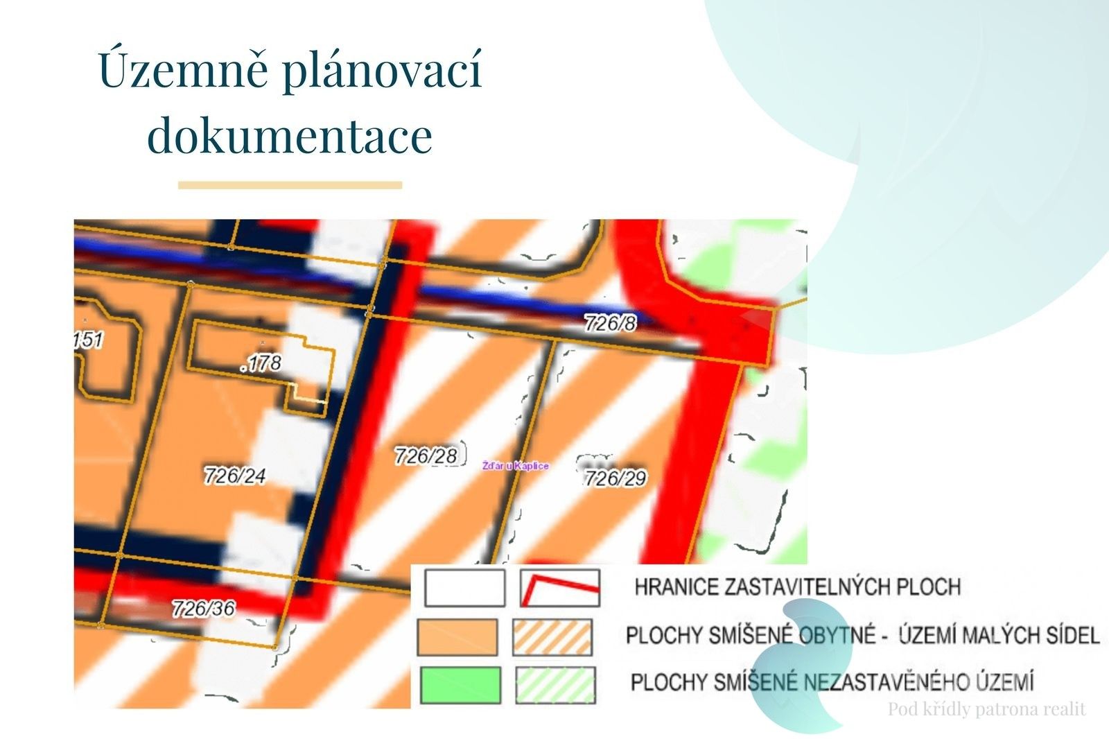 Prodej pozemek pro bydlení - Kaplice, 990 m² - 5