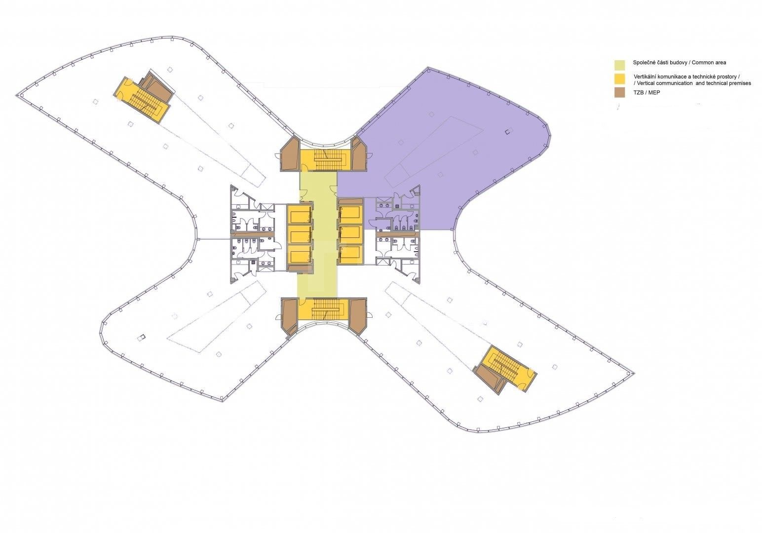 Kancelář · 977 m² · Želetavská, Praha - 3