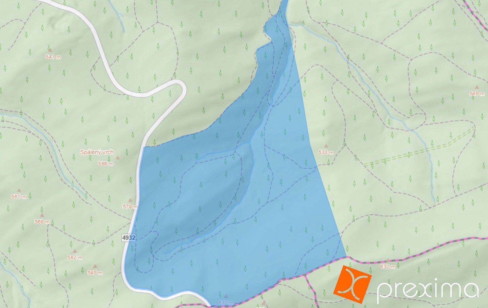 Prodej les - Vizovice, okres Zlín, Zlínský kraj - 2