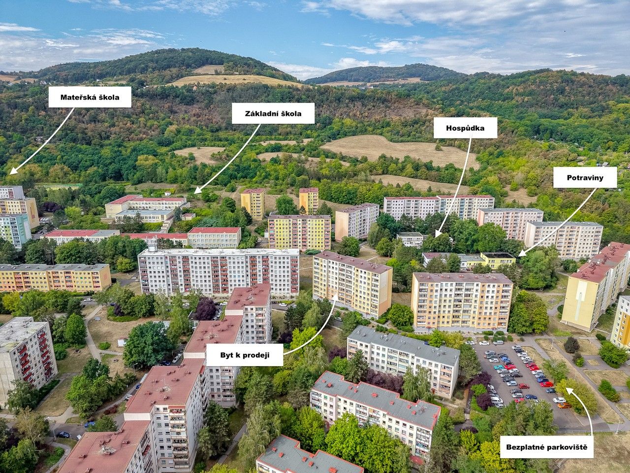 3+1, Anežky České 655, Ústí nad Labem Krásné Březno, 70 m²