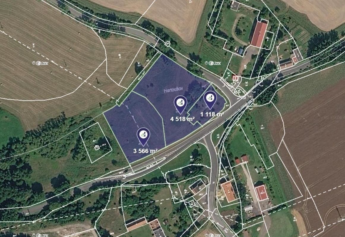 Pozemek pro bydlení, 9 202 m²