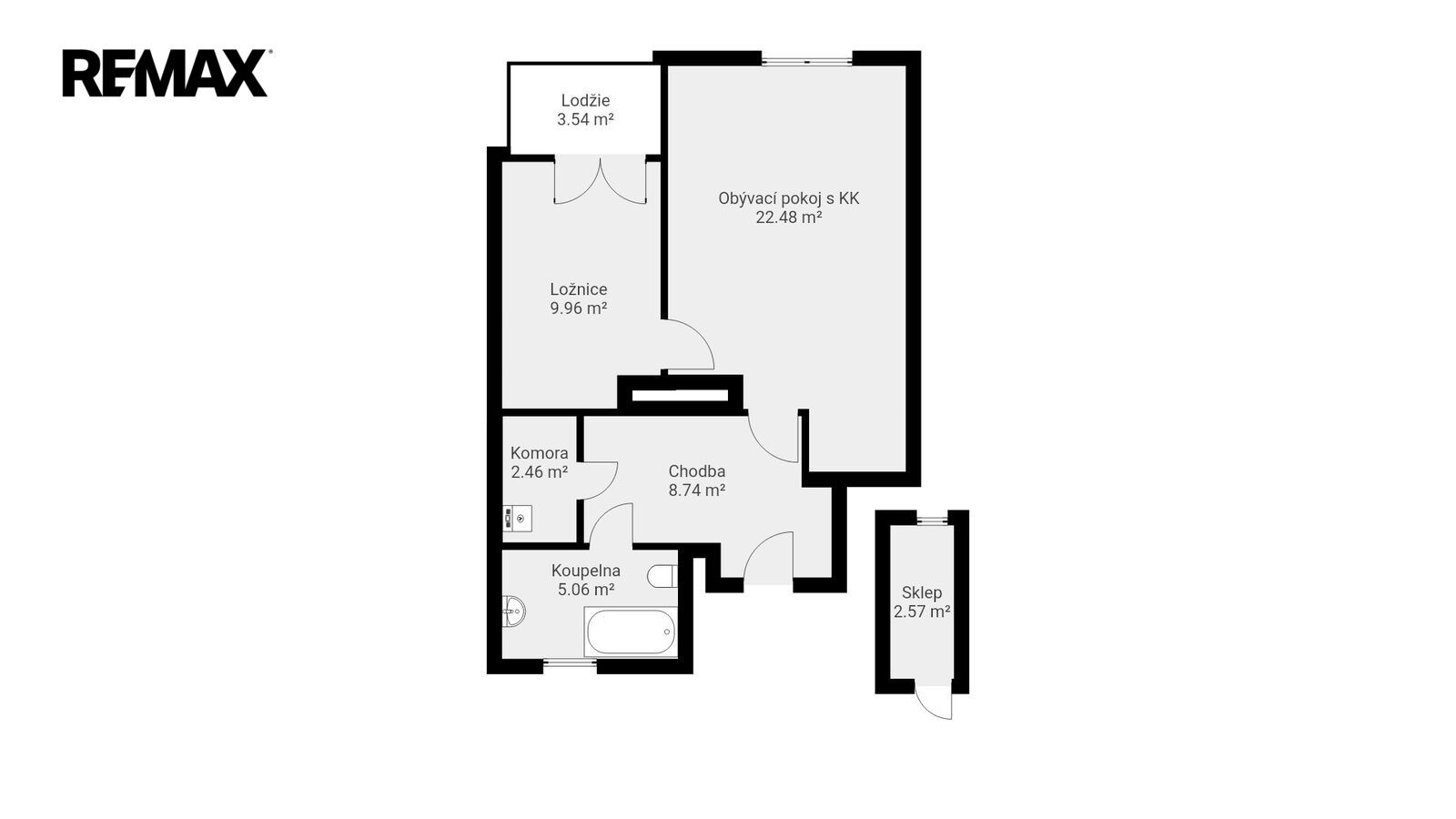 Prodej byt 2+kk - Karpatská 1164, Praha Vršovice, 49 m² - 5
