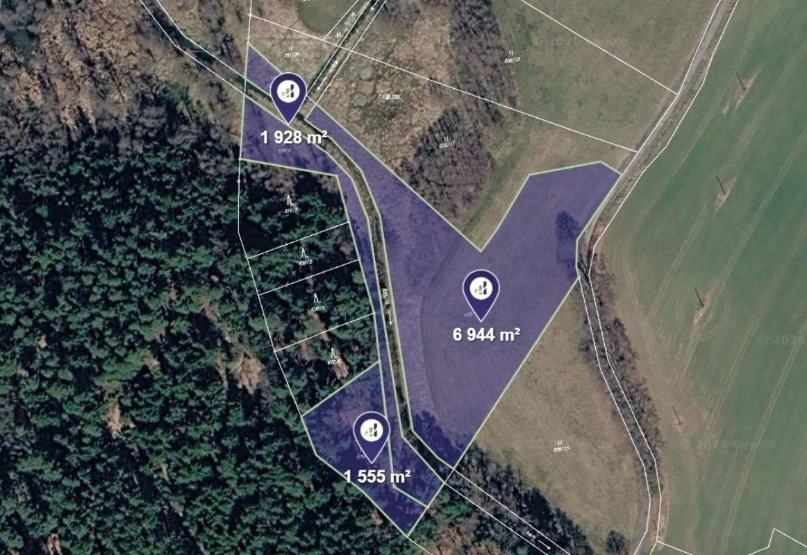 Louka, 10 427 m²