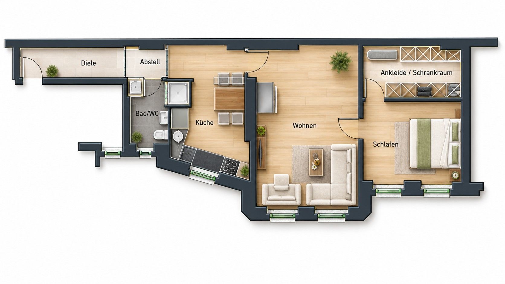2+kk, Johann-Sigismund-Straße 3 Berlin Halensee Berlin 10711, 85 m² - 2