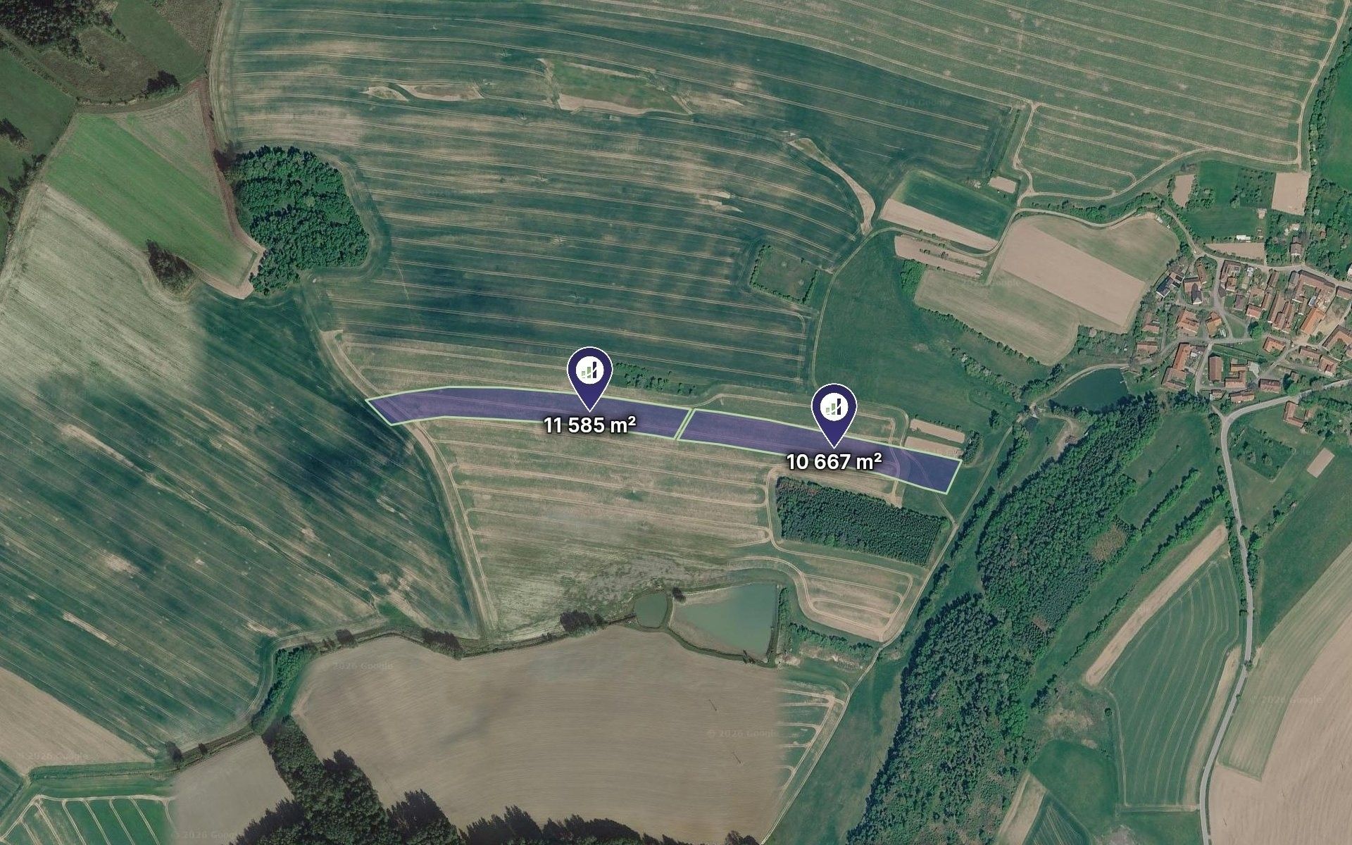 Zemědělský pozemek, 22 252 m²