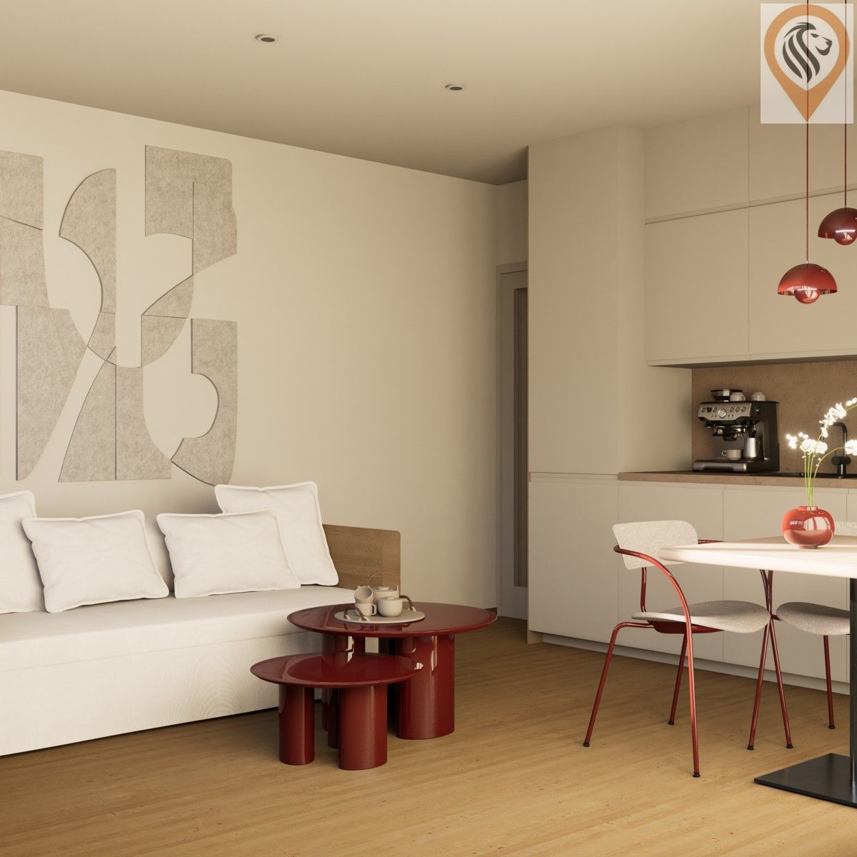 2+kk, Vinařská, Praha Holešovice, 36 m² - 1