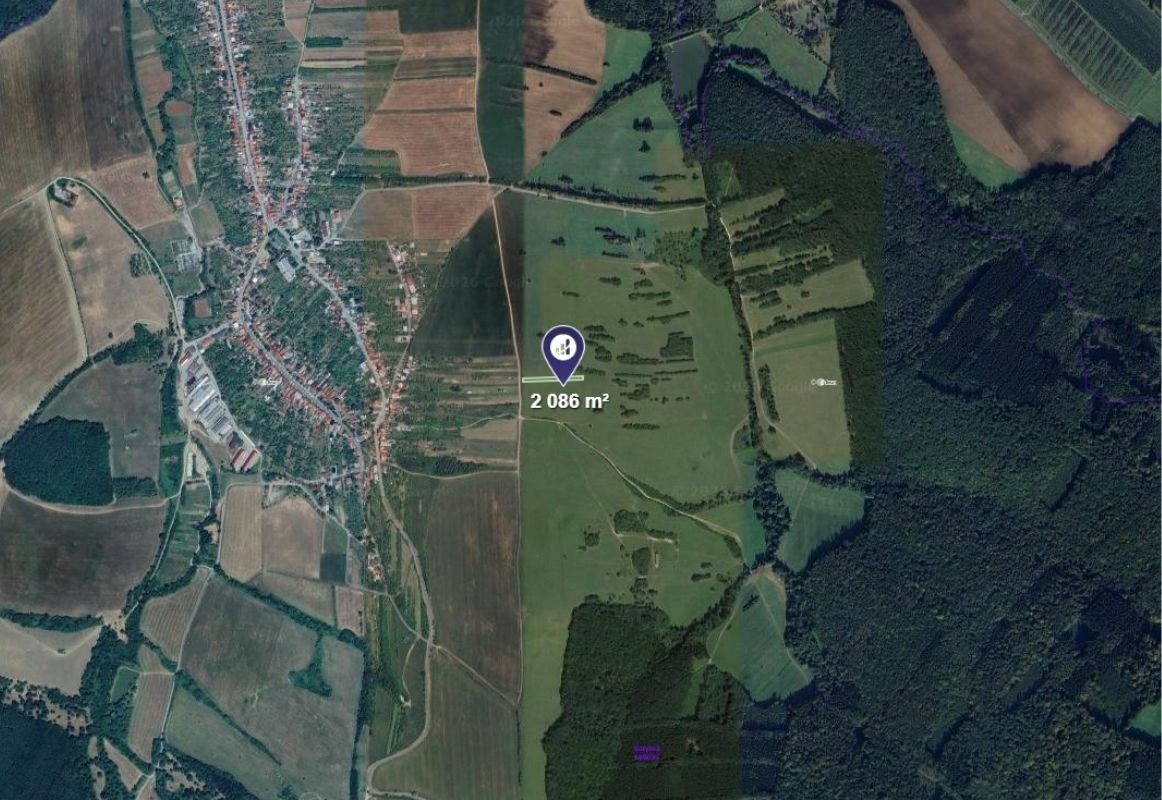 Louky, Korytná, 2 086 m² - 2