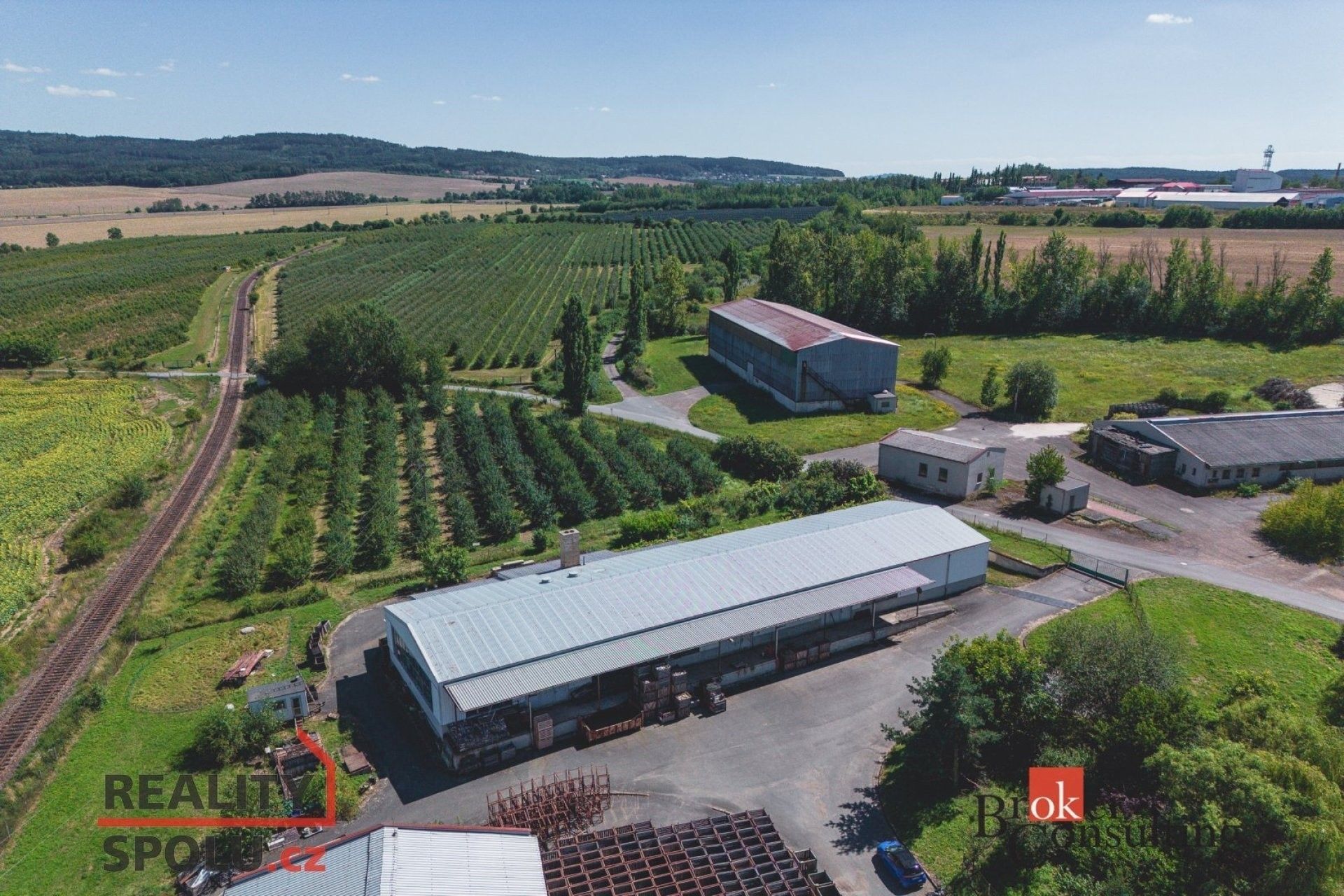 Sklady, Břasy, 980 m² - 2