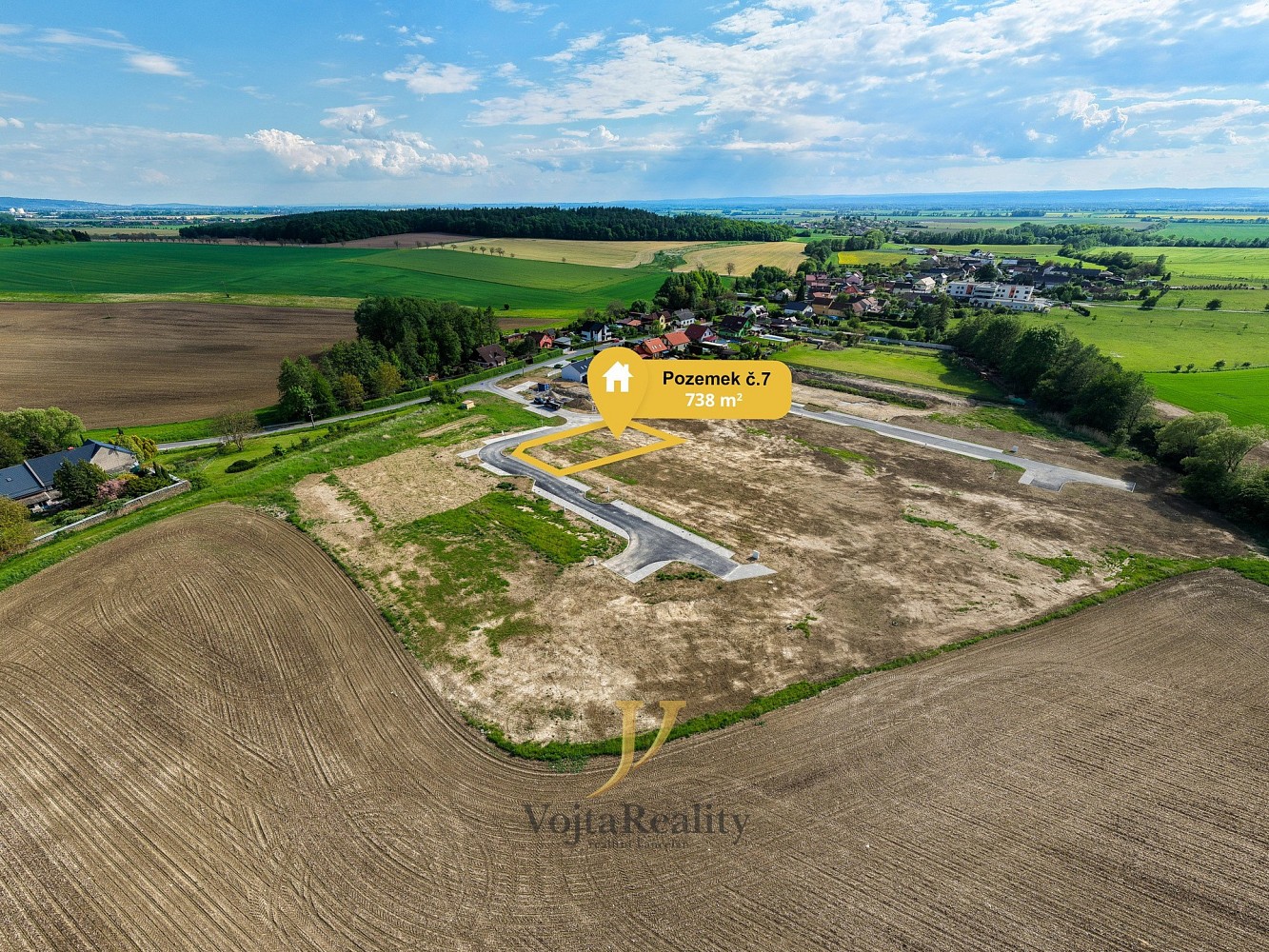 Pozemky pro bydlení, Komárov, okres Olomouc - 2