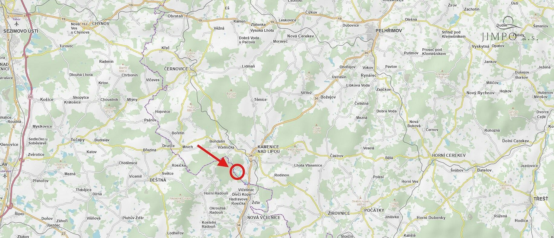 Zemědělský pozemek · Kamenice nad Lipou - Gabrielka, okres Pelhřimov, Kraj Vysočina - 4