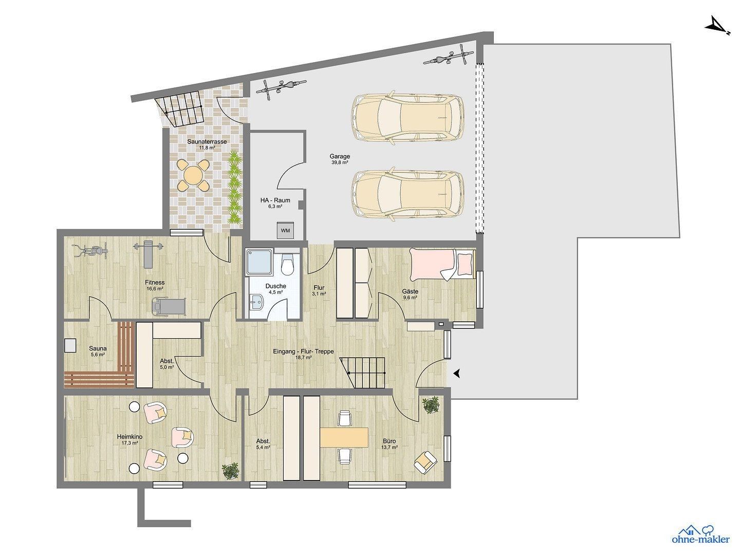Rodinné domy, , Hessen, 420 m² - 2