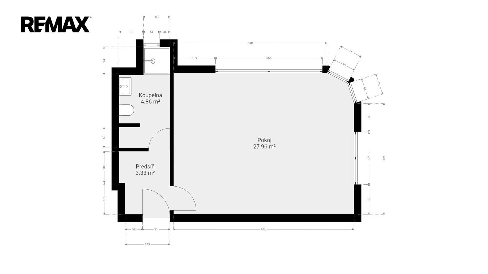 Prodej byt 1+kk - U Komína 369, Praha Radlice, 39 m² - 5