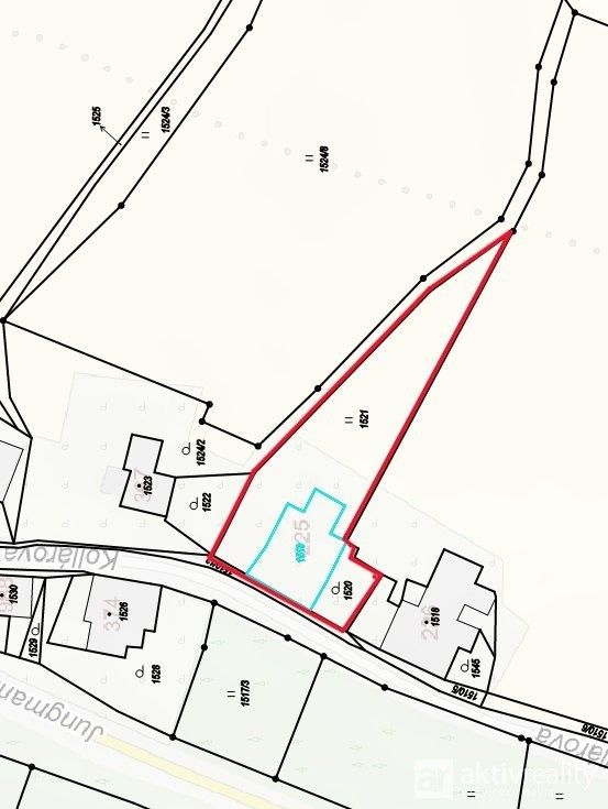 Pozemky pro bydlení, Kollárova, Vejprty, 1 612 m² - 2