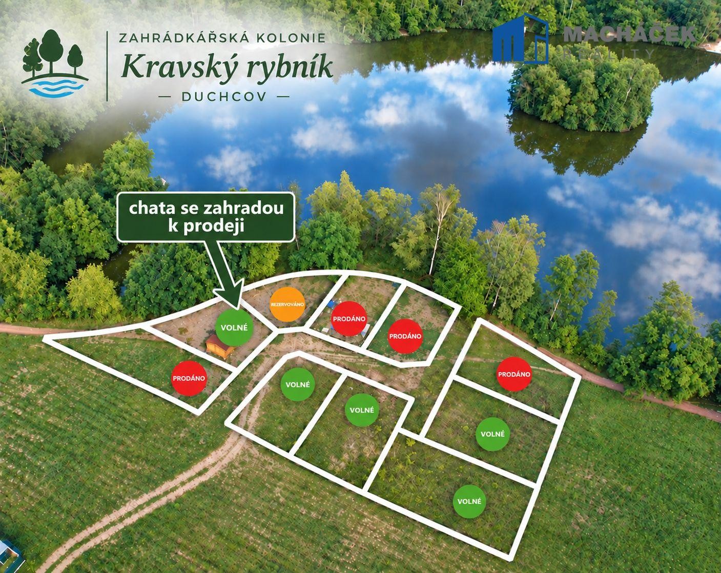 Zahrady, U Rusputlu, Duchcov, 13 040 m² - 2