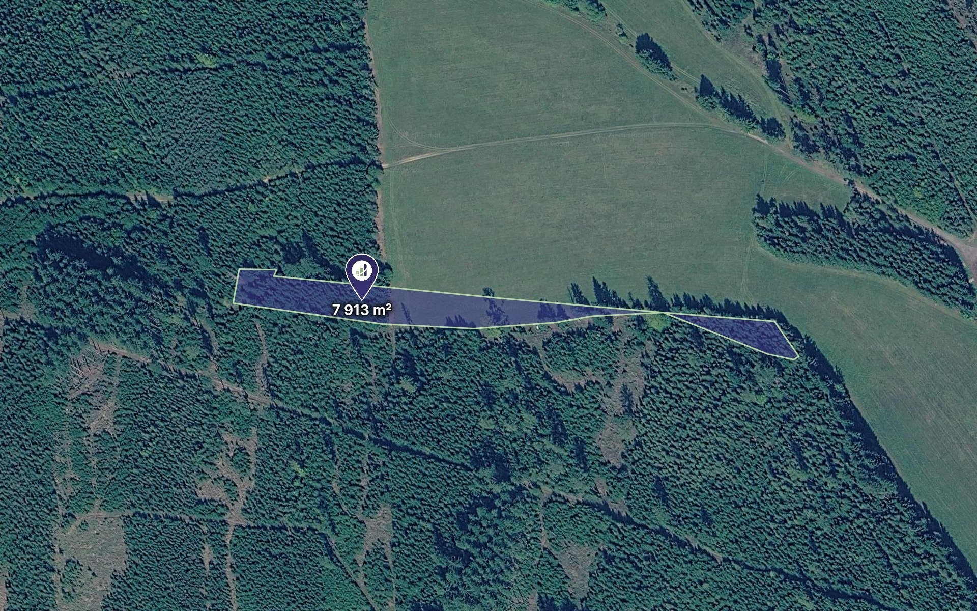 Louka, 7 913 m²