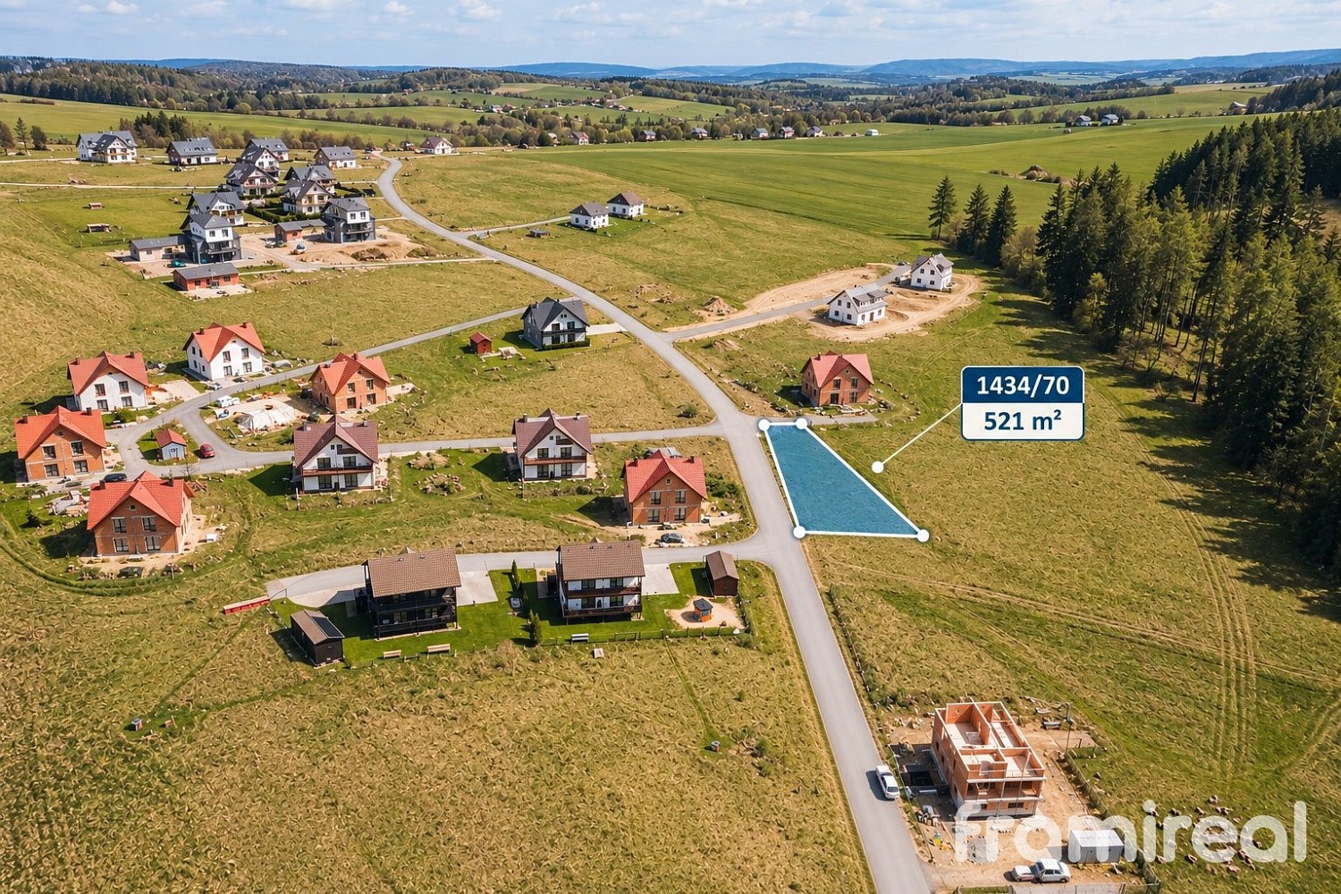 Pozemek pro bydlení · Václavov u Bruntálu - Horní Václavov, okres Bruntál - 3