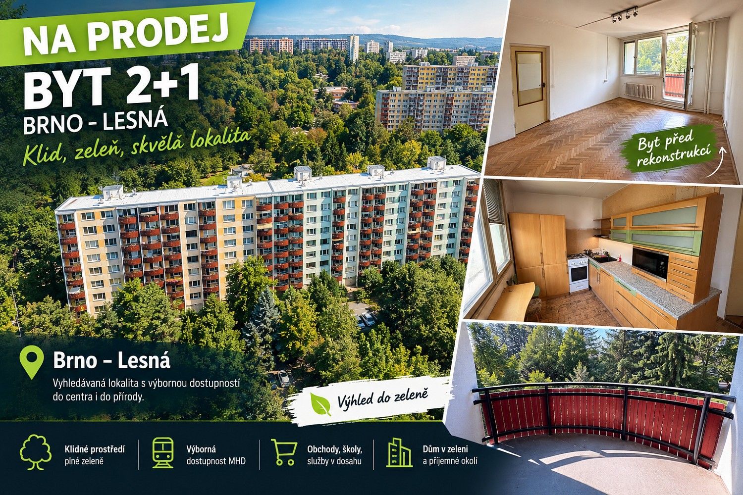 2+1, Nezvalova, Brno, 56 m² - 1