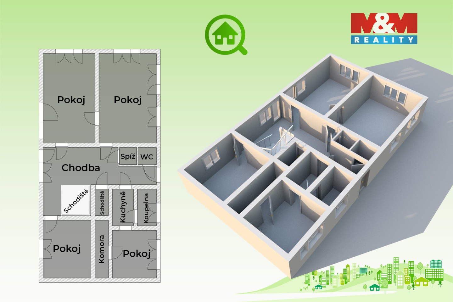 Prodej rodinný dům - Lesní, Chotěbuz, 170 m² - 5