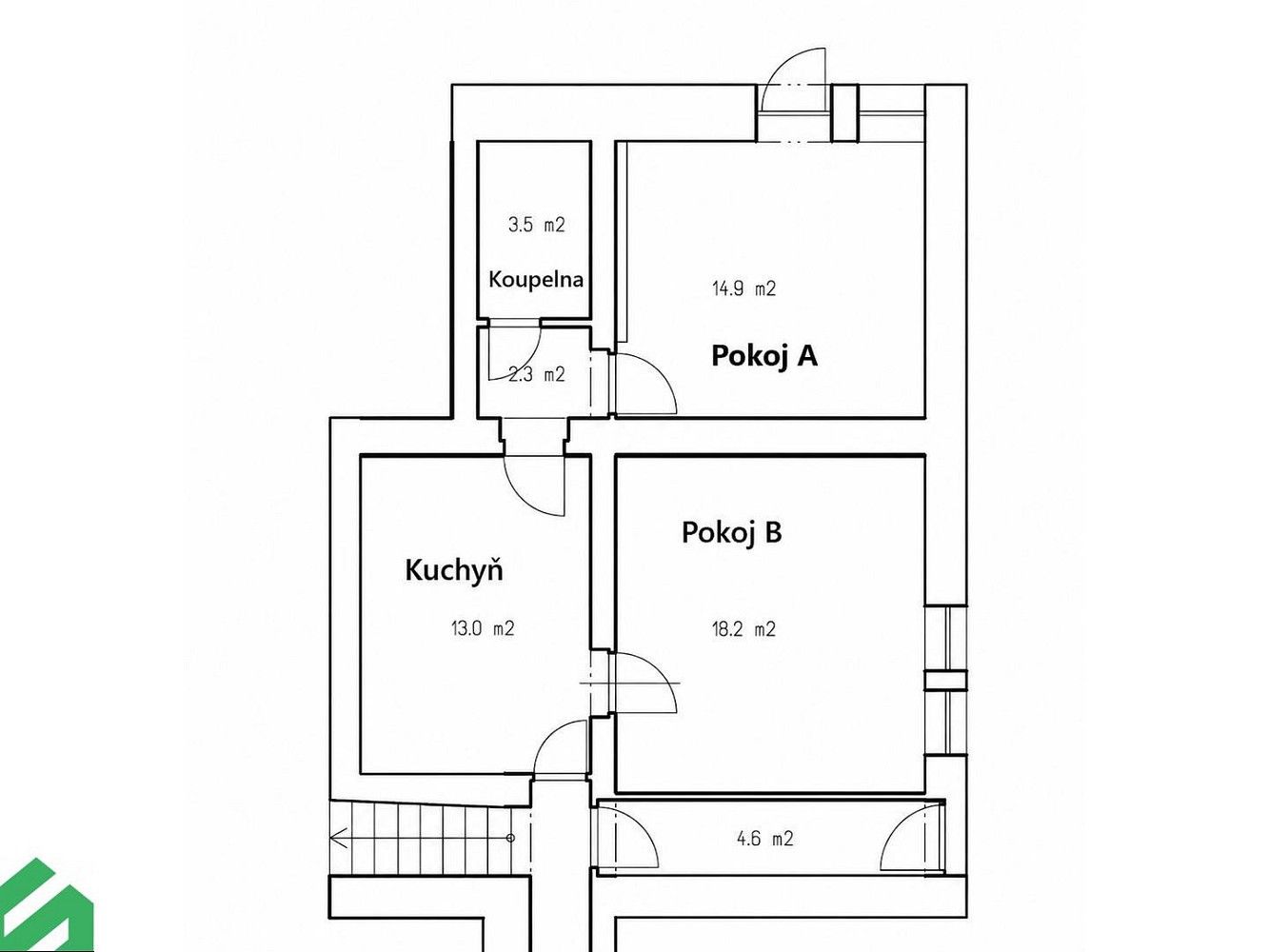 Byt · 18 m² · Na břevnovské pláni, Praha 6 - Břevnov - 4