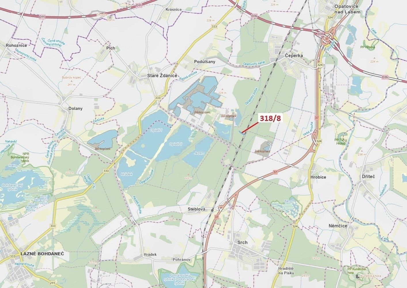 Prodej les - Čeperka, okres Pardubice, Pardubický kraj - 1